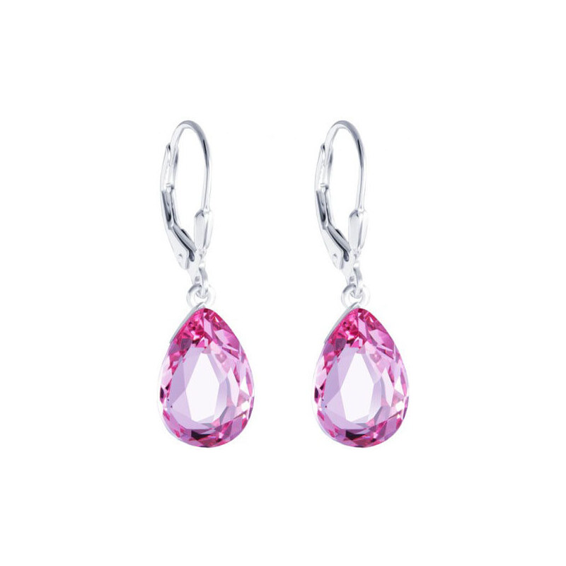 Preciosa Strieborné náušnice s kryštálom Iris 6079 69 66578238