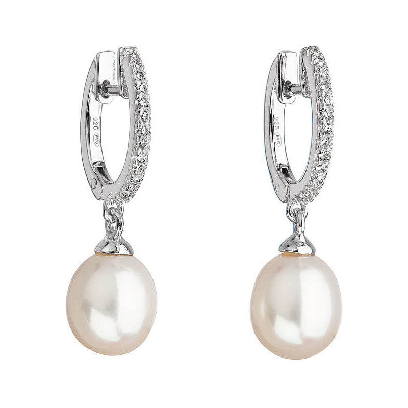 Evolution Group Strieborné perlové náušnice Pavona 21002.1 66580650