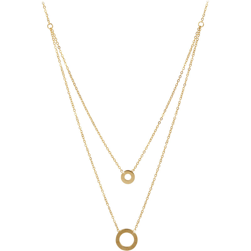 Troli Dvojitý pozlátený náhrdelník 66593342