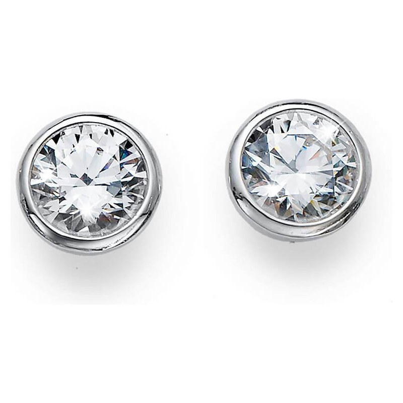 Oliver Weber Strieborné náušnice s kryštálmi Basic 62072 66592933