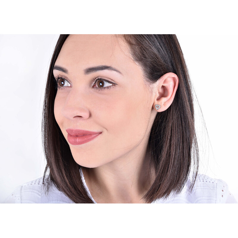 Soliter Strieborné náušnice Srdce 438 001 00614 0400770 66580693