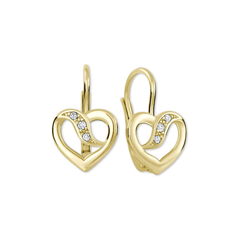 Soliter Náušnice zo žltého zlata s kryštálmi 239 001 00910 66583796