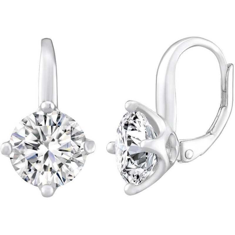 Silvego Strieborné náušnice LILA s čírym zirkónom LPS0620 L: (2 x 1,1 66579279