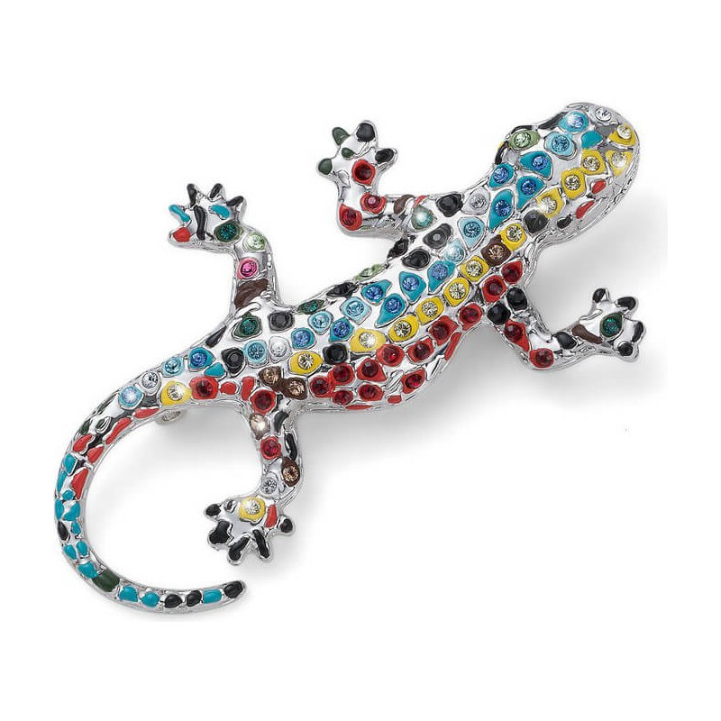 Oliver Weber Brošňa s kryštálmi Gaudí Drac Small 58046R 66588723