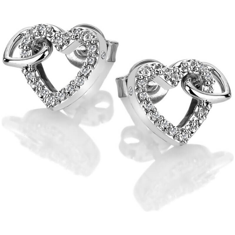 Hot Diamonds Trblietavé náušnice s pravým diamantom Flora DE605 66589191