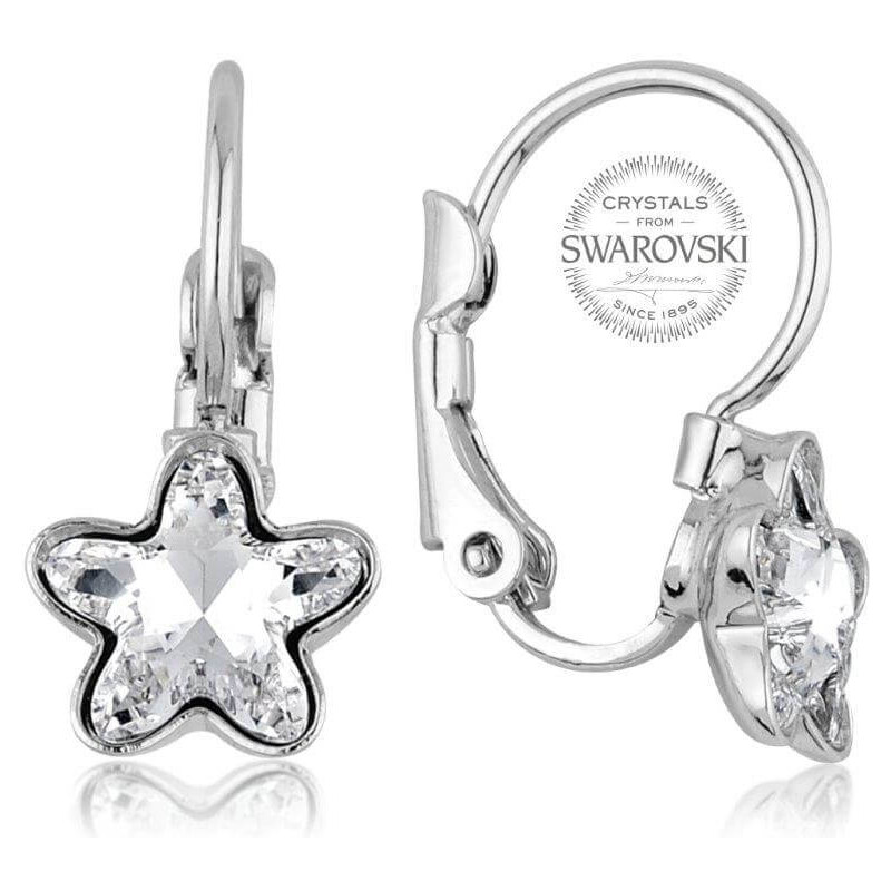 Levien Dievčenské náušnice s čírym kryštálom STARBLOOM 66581339