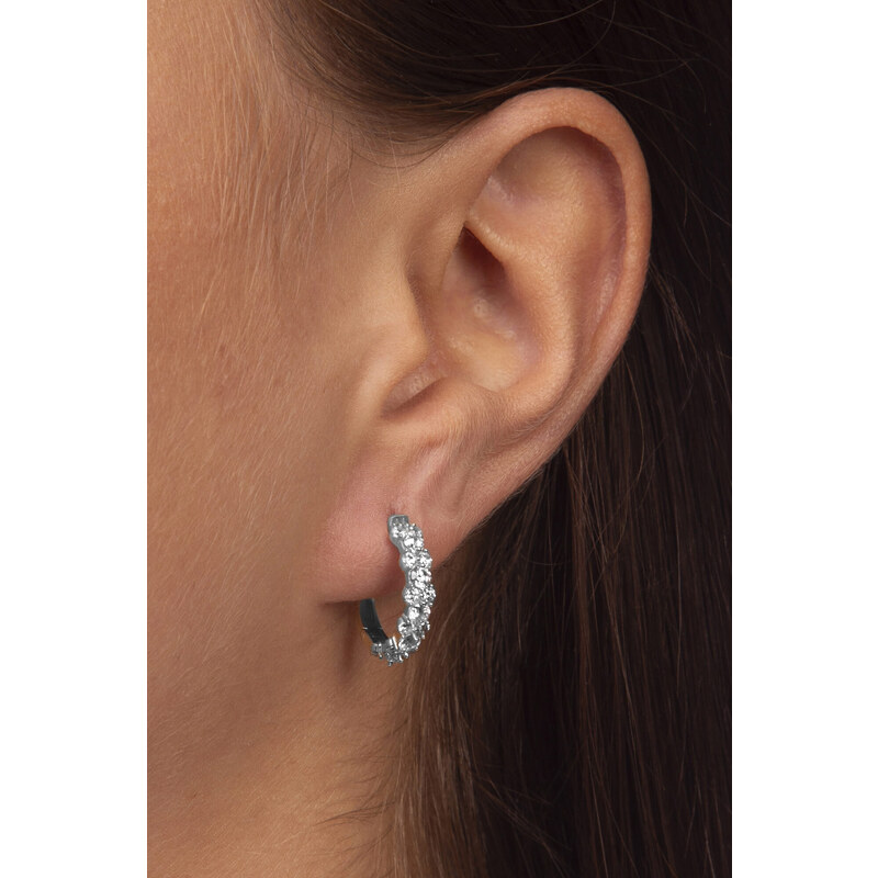 Soliter Luxusné strieborné náušnice 436 001 00501 04 66595163