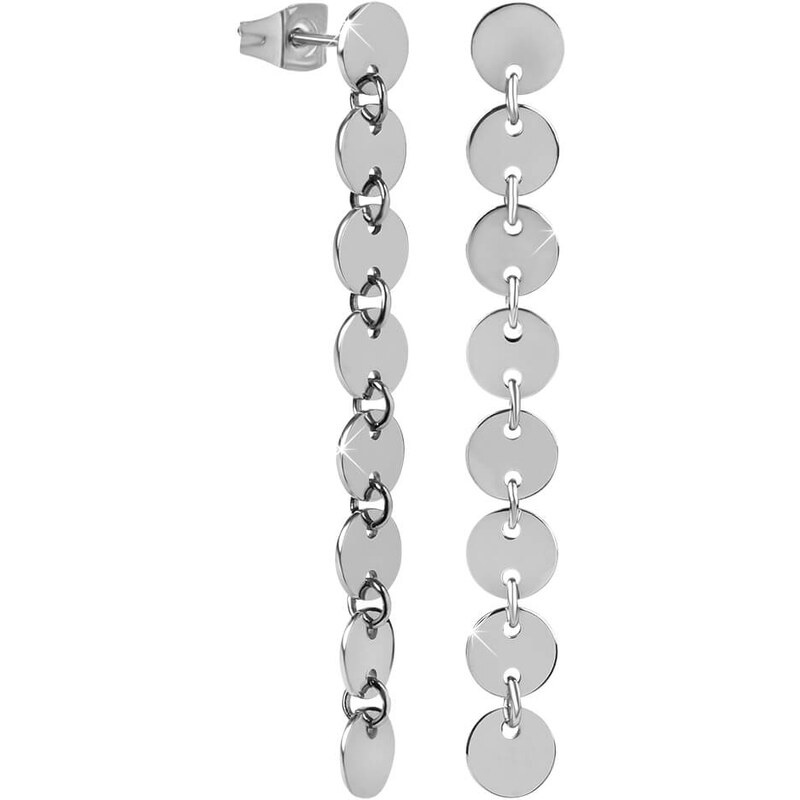 Troli Luxusné peniažkové náušnice z ušľachtilej ocele 66579520