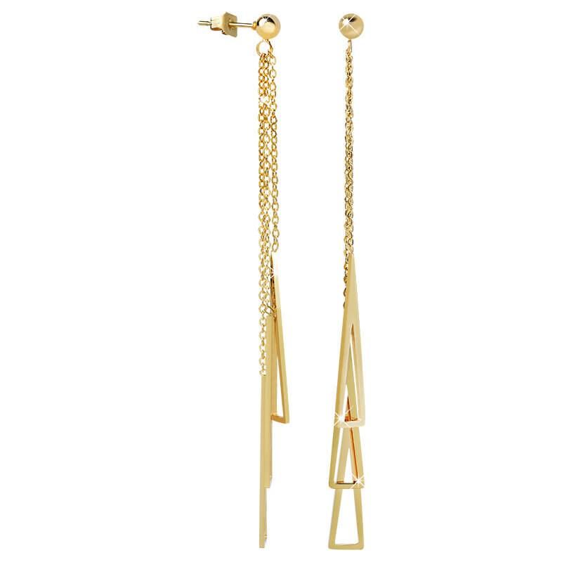 Troli Luxusné pozlátené náušnice 66871993