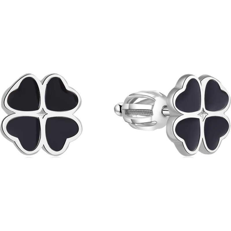 Beneto Strieborné náušnice štvorlístky AGUP1595S 66582519