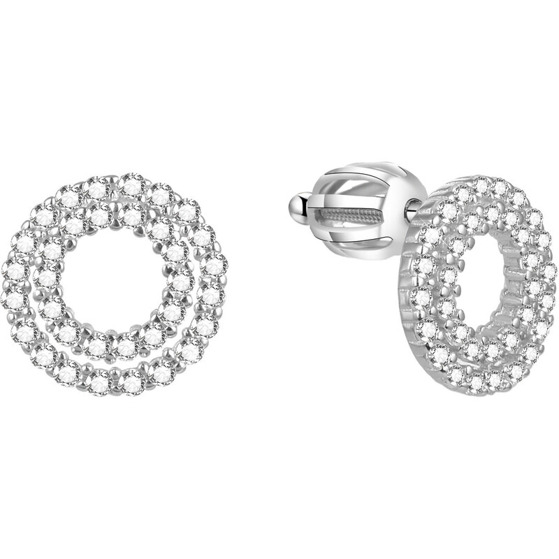 Beneto Strieborné náušnice so zirkónmi AGUP1572S 66584766