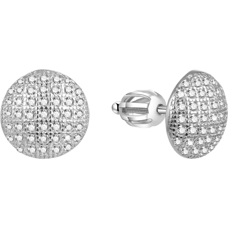 Beneto Strieborné náušnice so zirkónmi AGUP1576S 66588732