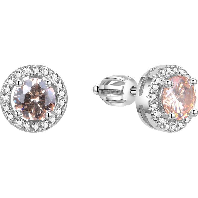 Beneto Strieborné náušnice so zirkónmi AGUP1612S 66586476