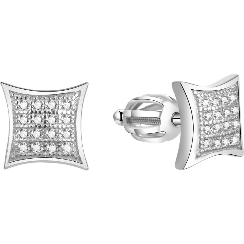 Beneto Strieborné náušnice so zirkónmi AGUP1630S 66594802