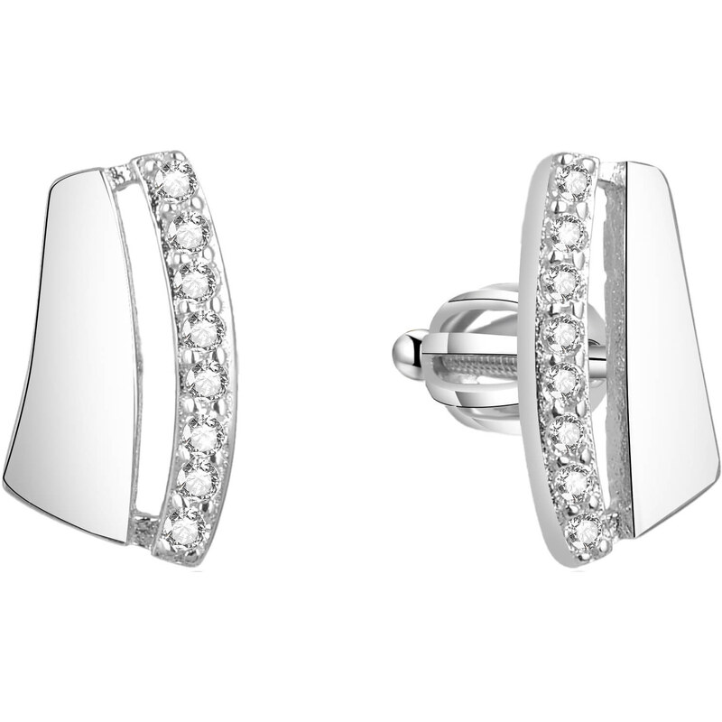 Beneto Strieborné náušnice so zirkónmi AGUP1638S 66580853