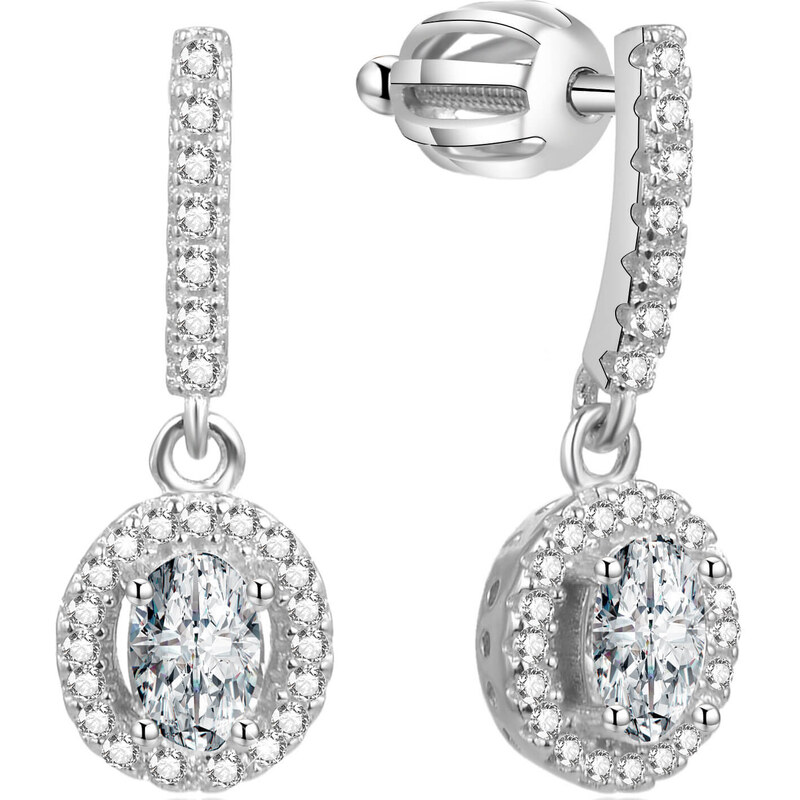 Beneto Strieborné náušnice so zirkónmi TAGUP1647S 66594848