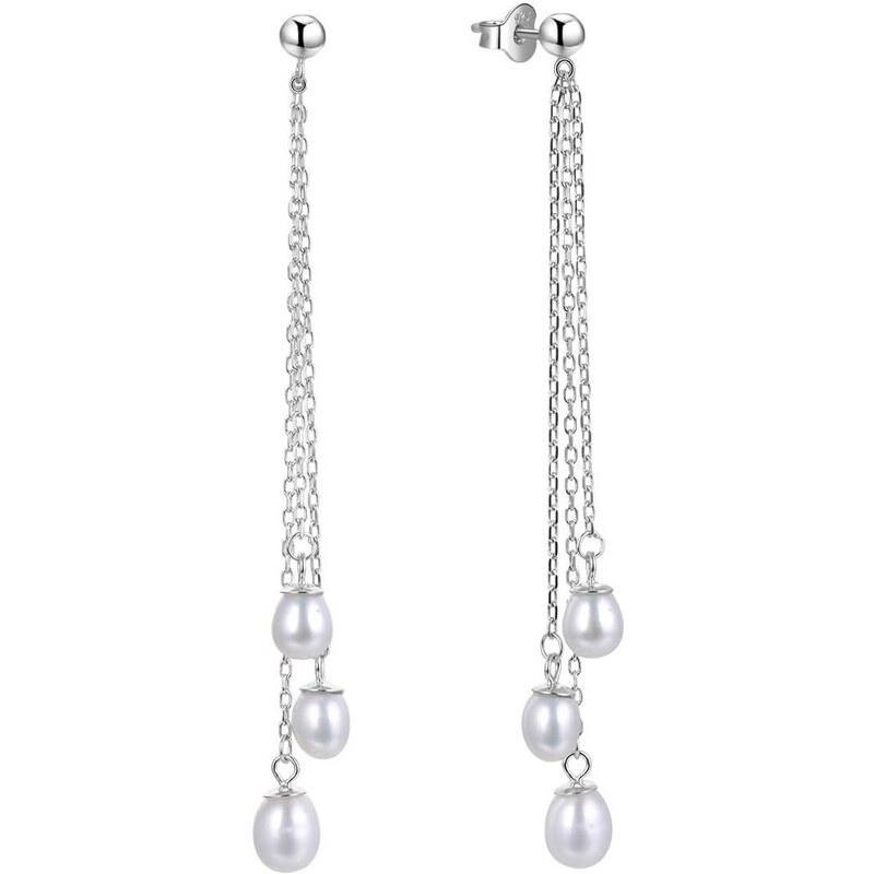 Beneto Strieborné náušnice s perlami AGUP1841P 66594911