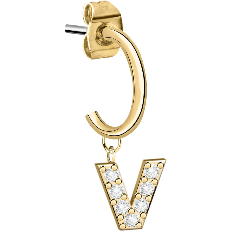 La Petite Story Single polkruhová náušnica „V“ LPS02ARQ82 66581229