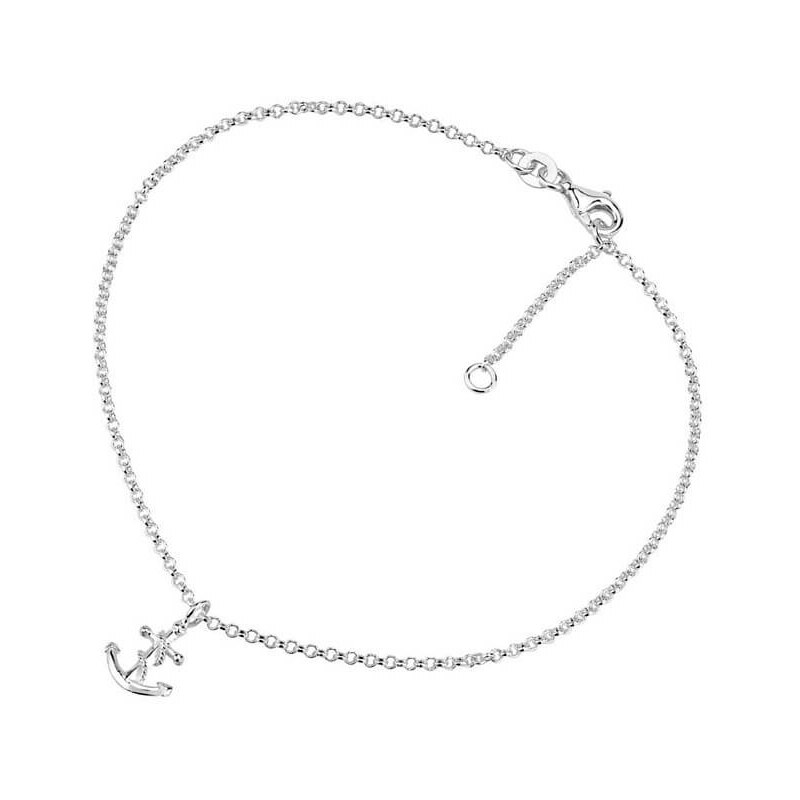 Silvego Strieborná retiazka na nohu Vesper s kotvou ZTD26509 66594788