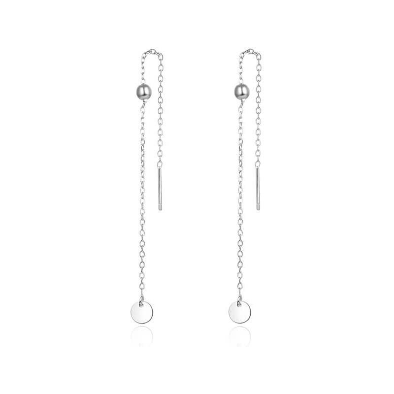 Beneto Dlhé strieborné náušnice AGUV1985 66592048