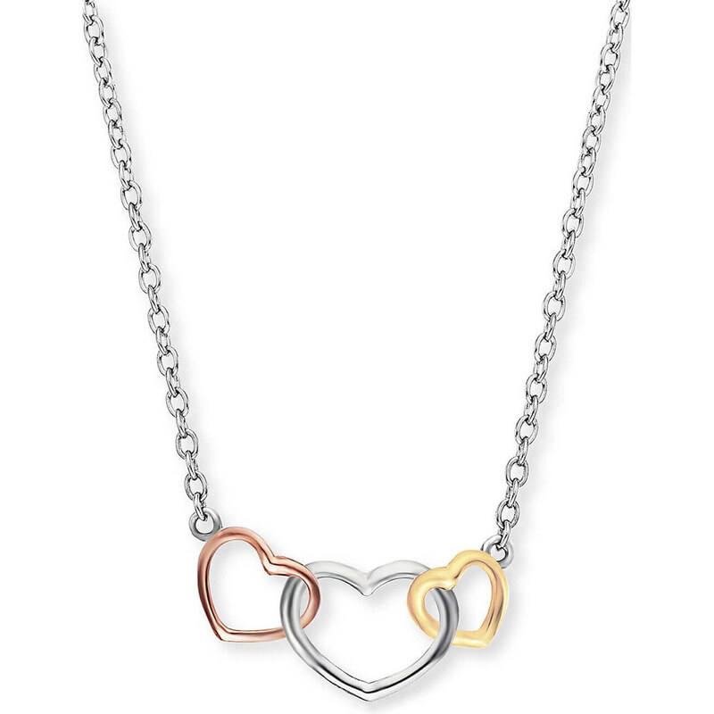 Engelsrufer Strieborný náhrdelník s farebnými srdci ERN-WITHLOVE-03 66586557