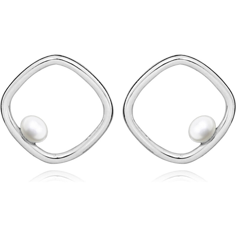 JVD Strieborné náušnice s prírodnými perlami SVLE0332SH8P100 66594509