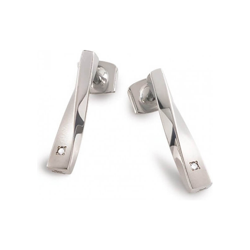 Boccia Titanium Titánové náušnice s diamantmi 05035-02 66579102