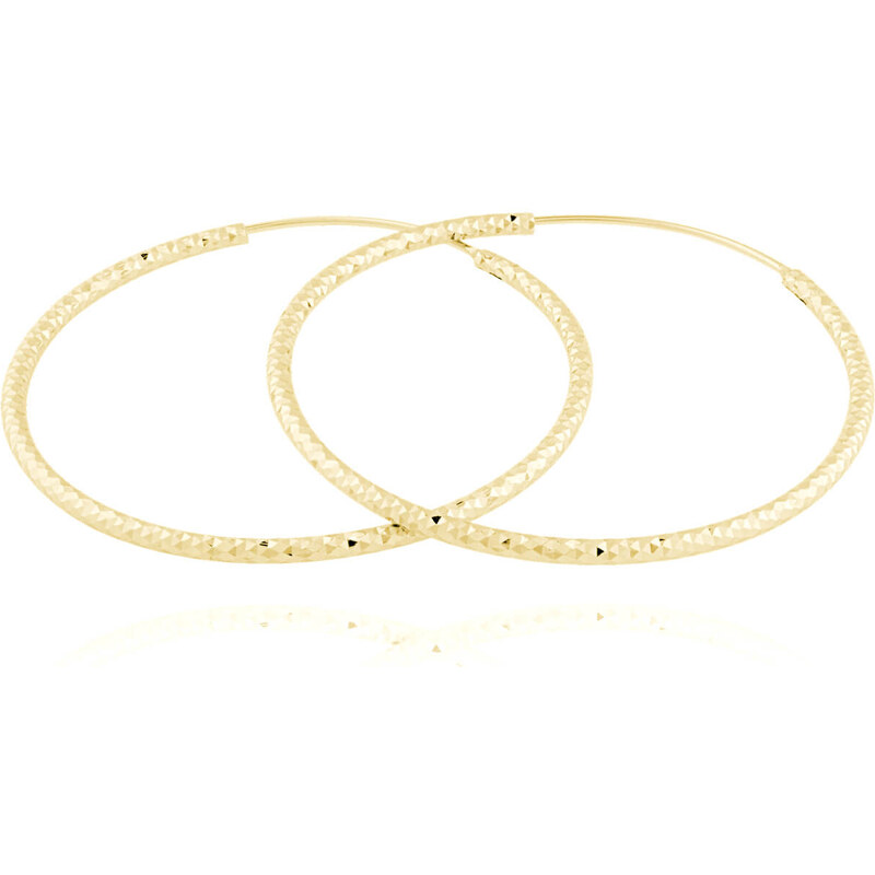 JVD Pozlátené strieborné náušnice kruhy SVLE0216XD5GO 2 cm 66578109