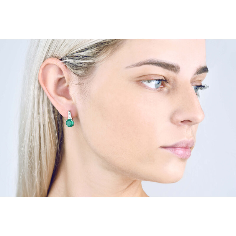 Beneto Exclusive Strieborné náušnice s acháty ACHAGUC1930 66591061