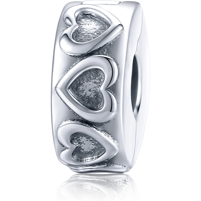 Emporial Royal Fashion přívěsek Klip Clip Pole smaltovaných srdcí 24965151