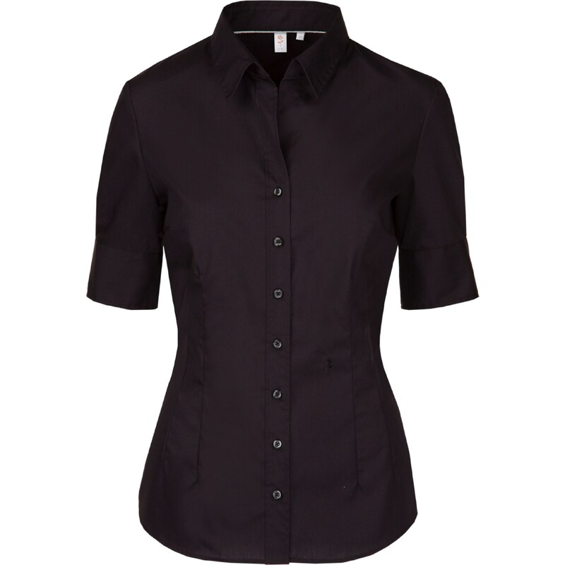 SEIDENSTICKER Blúzka Schwarze Rose čierna 18450049