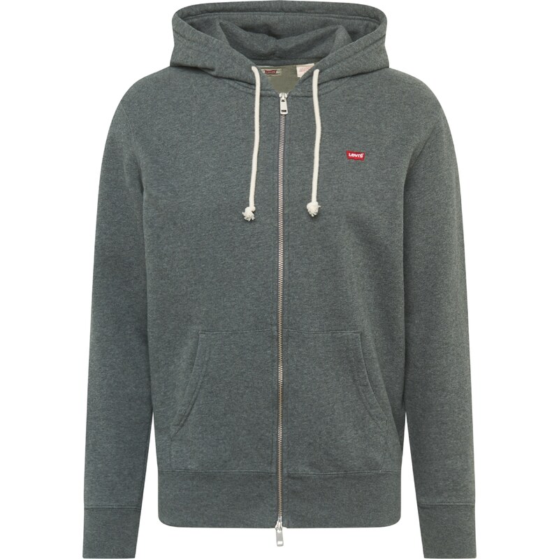 LEVIS Tepláková bunda Original Zip-Up Hoodie farby bahna 18847124