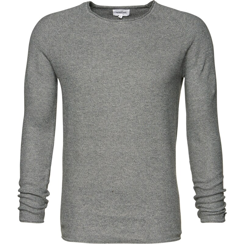 NOWADAYS Sveter Honeycomb sivá melírovaná 48329631