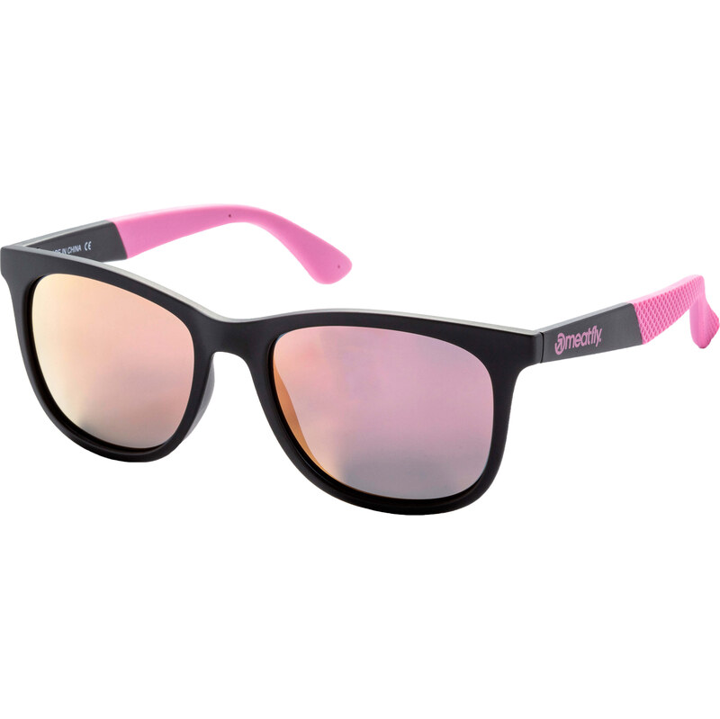 Meatfly Polarizačné okuliare Clutch 2 Black / Pink 11703516