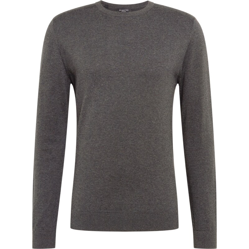 SELECTED Sveter SLHBerg tmavosivá 18569486