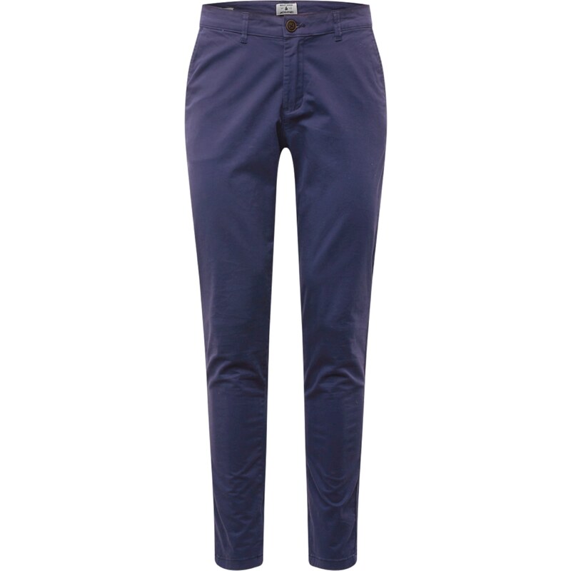 JACK & JONES Chino nohavice JPSTMarco JJDave námornícka modrá 18950393
