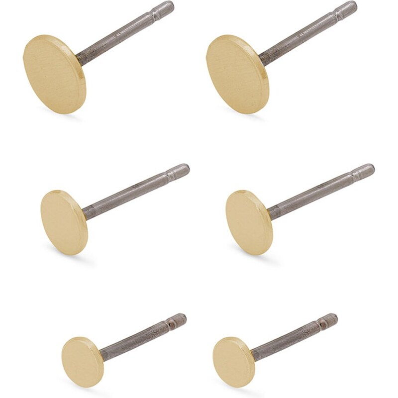 Pilgrim Náušnice Norma zlatá 54223783