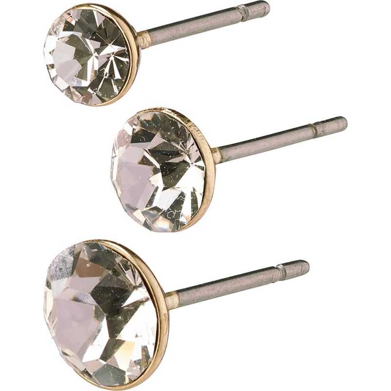 Pilgrim Náušnice Millie zlatá 66078216