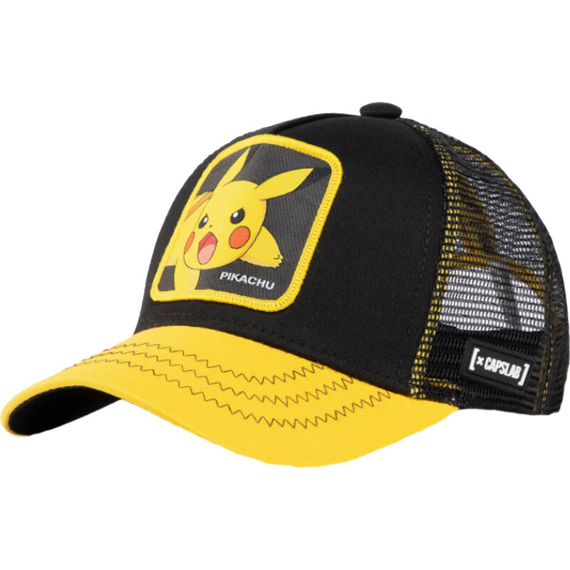 BASIC Čierno-žltá chlapčenská šiltovka Capslab Freegun Pokemon Jr CL 57808536