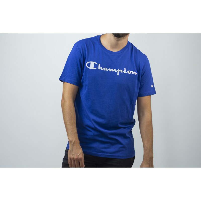 Champion Crewneck T-Shir Blue 18679784