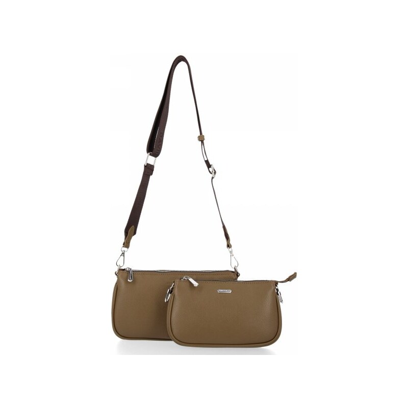 Dámska kabelka univerzálna David Jones khaki CM5830 27613080