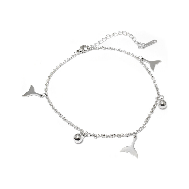 BEMI Design Dámsky náramok na nohu z chirurgickej ocele plutva 18705793