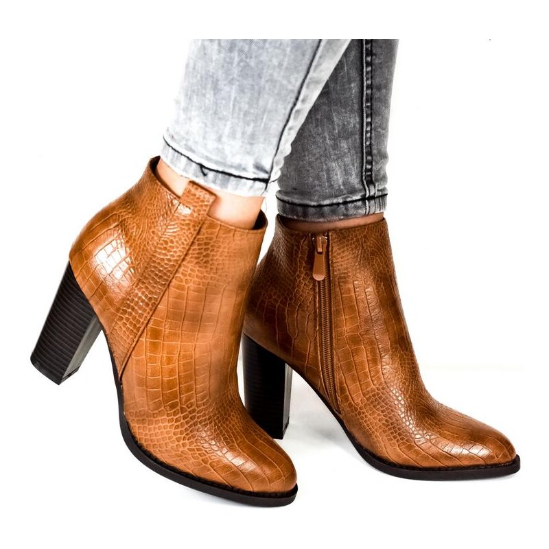 SEASTAR Dámske hnedé členkové čižmy NOVESSE 18713867