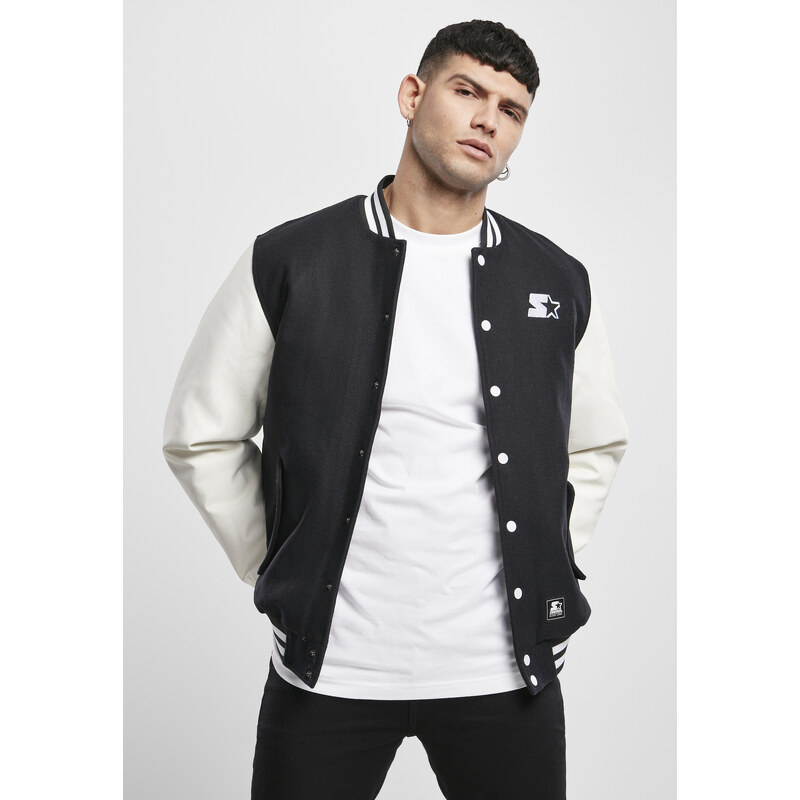 Starter Black Label Starter College Jacket Black/White 58233272