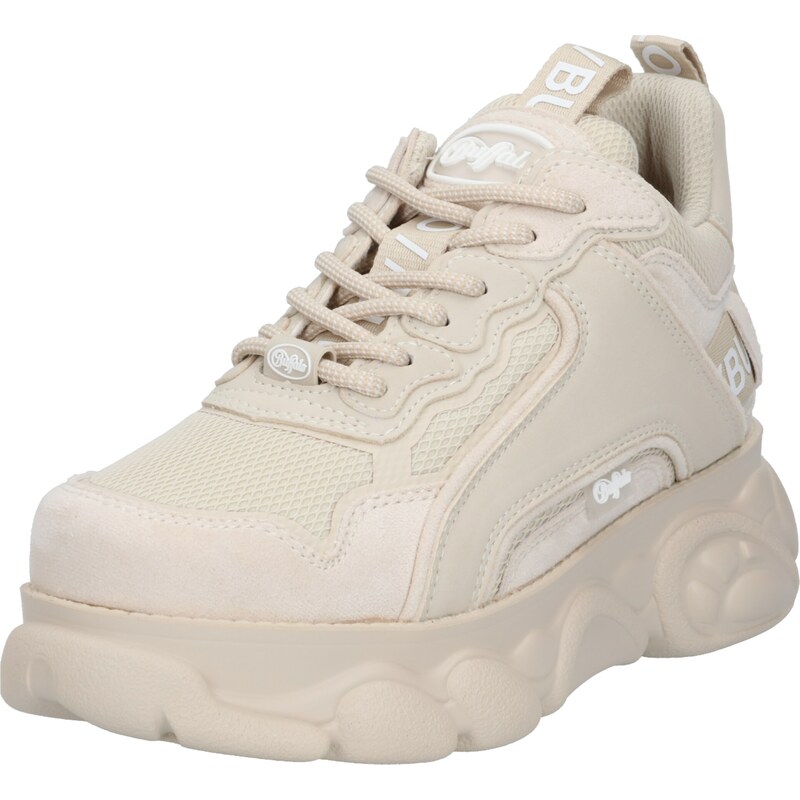 BUFFALO Nízke tenisky Cld Chai tmelová / biela 43417317