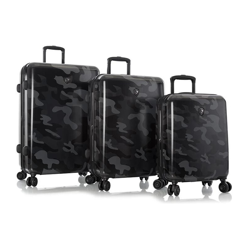Sada cestovných kufrov Heys Black Camo S,M,L 14608258