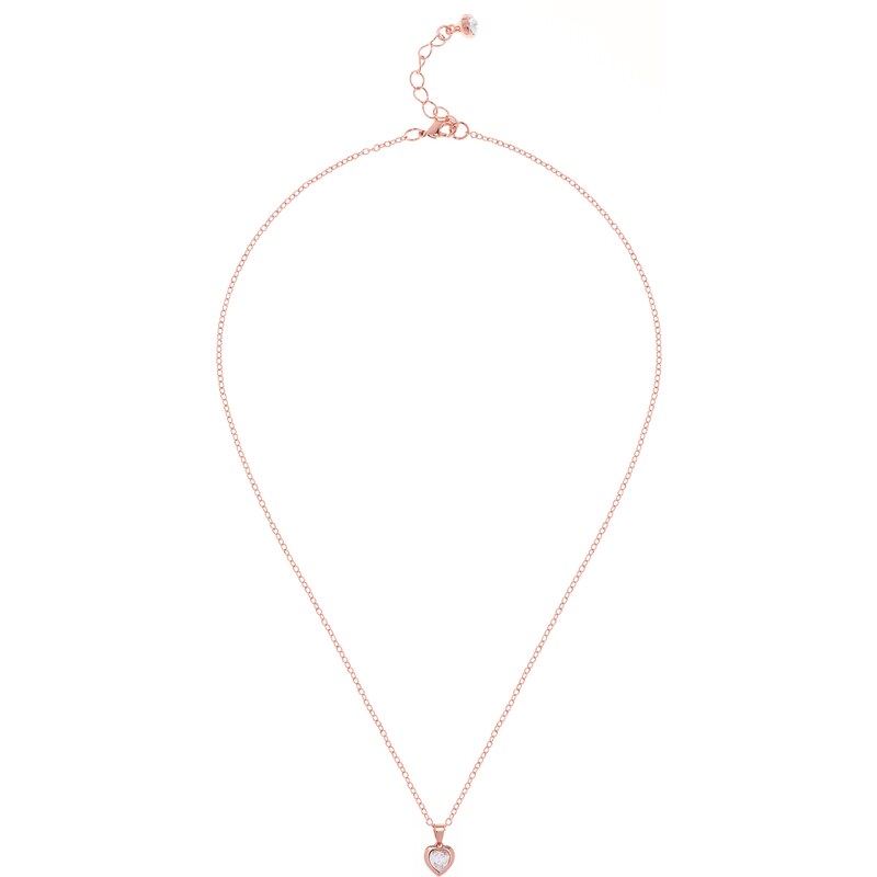 Ted Baker Retiazka HANNELA: CRYSTAL HEART PENDANT zlatá / rosé 15591113