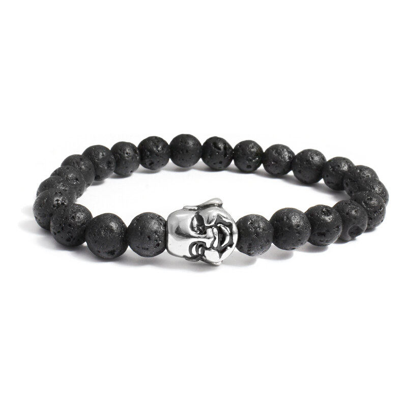 BM Jewellery Lávový náramok sa Budha S1070060 19421419