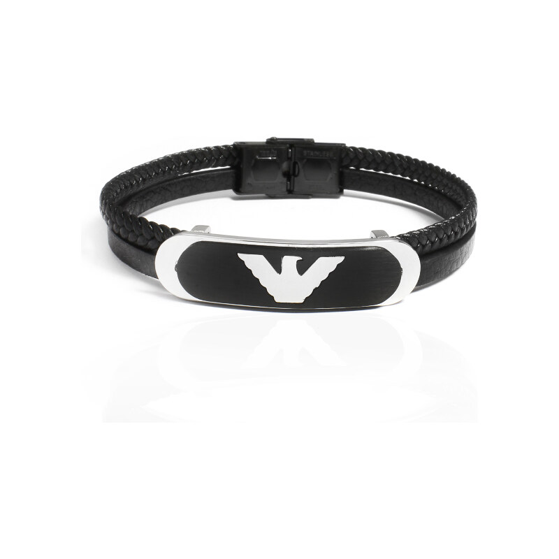 BM Jewellery Pánsky kožený náramok S1058180 19421407