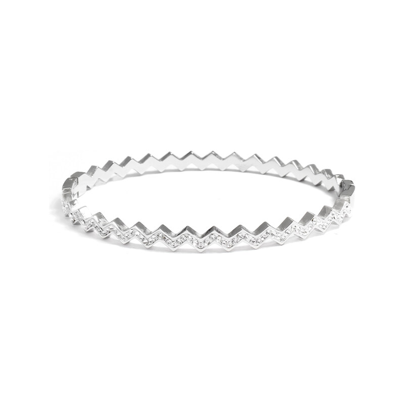 BM Jewellery Luxusné pevný náramok z chirurgickej ocele S1051160 19421403